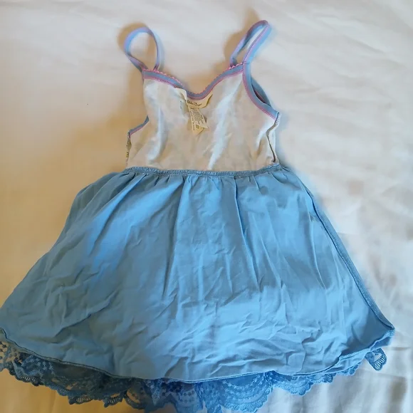 Matilda Jane Size 2T Pink and Blue Dress With Tulle Skirt - Picture 2 of 5